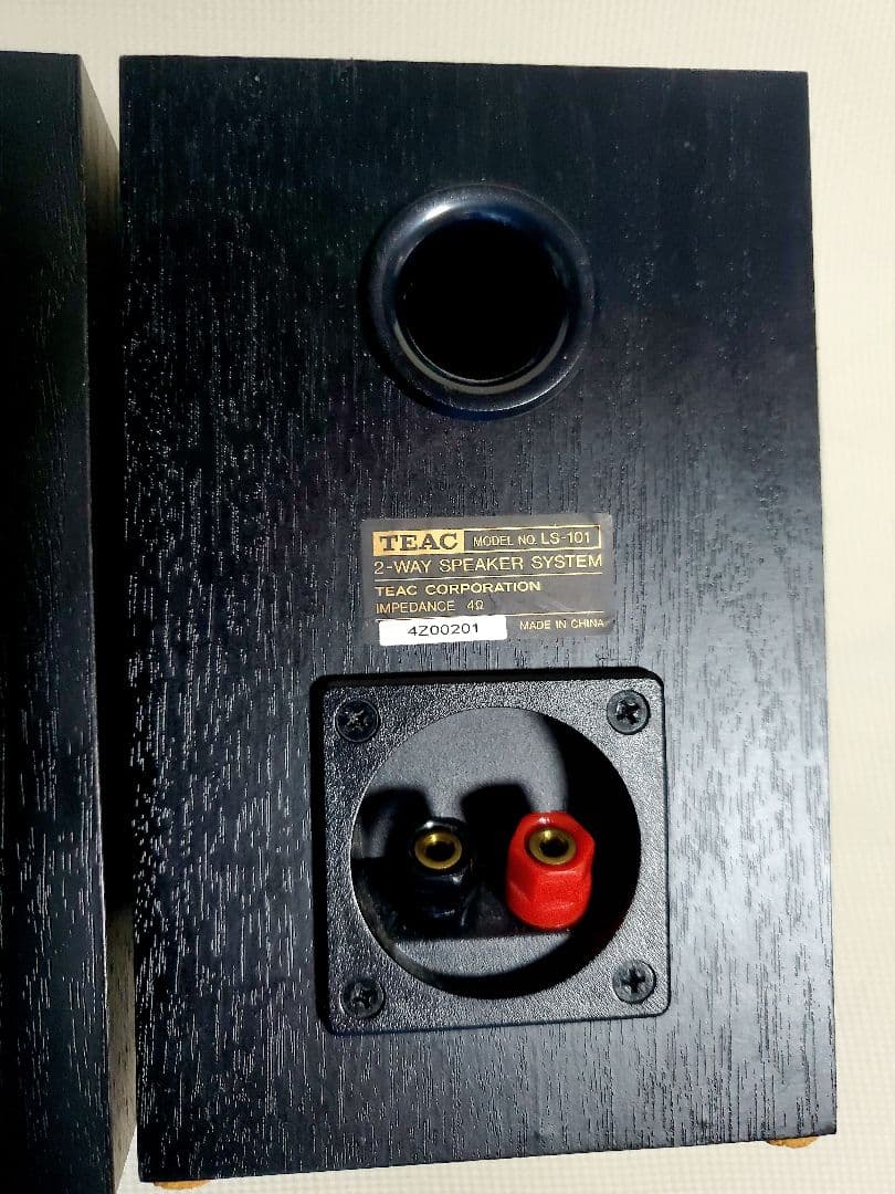 良品 元箱あり TEAC LS-101 ブラック ブックシェルフ スピーカー