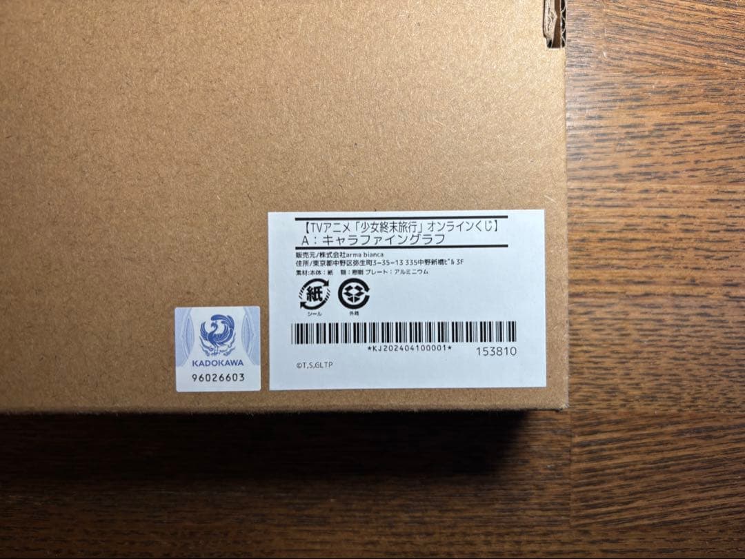 少女終末旅行　くじメイト　キャラファイングラフ