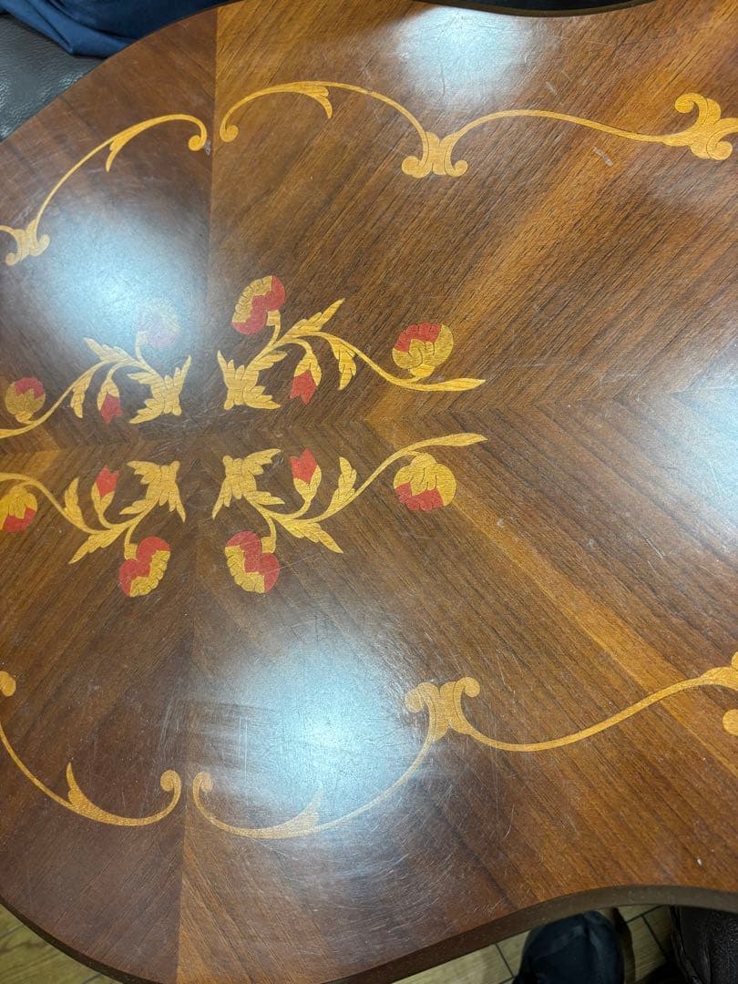 T59 イタリア製 象嵌テーブル