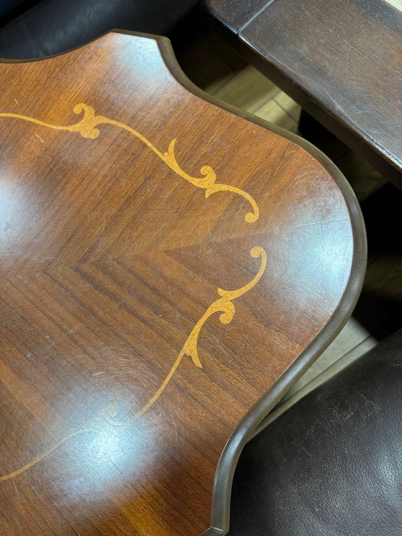 T59 イタリア製 象嵌テーブル