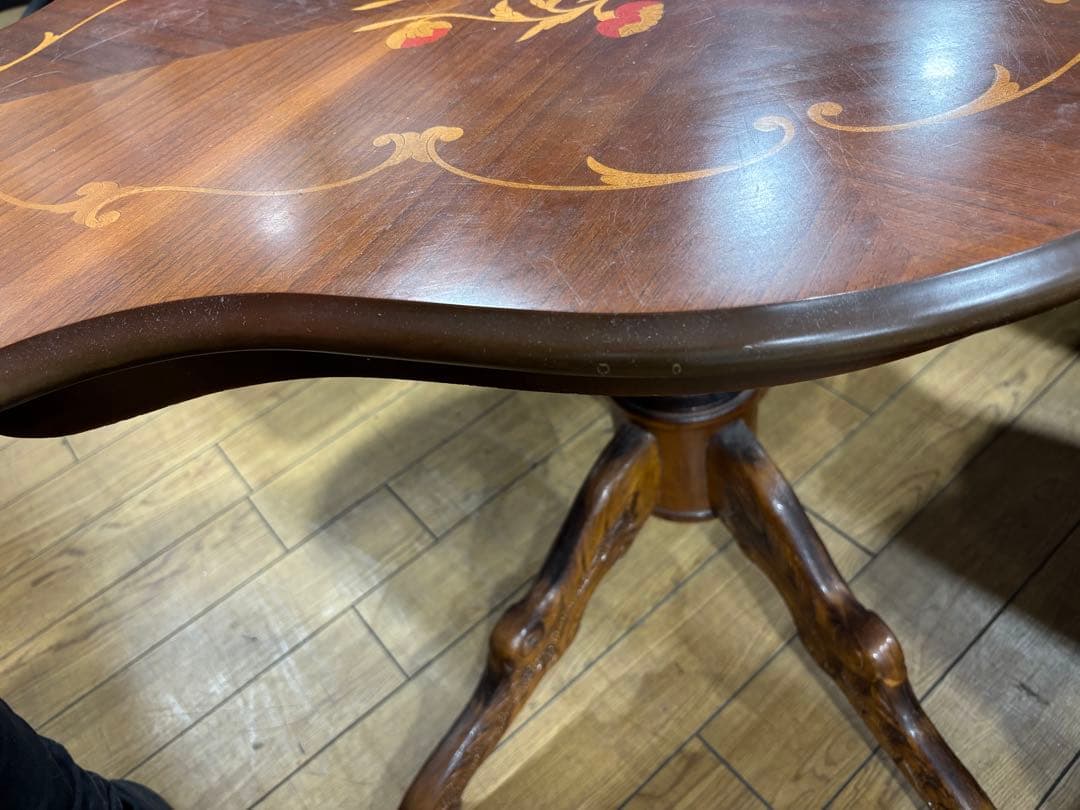 T59 イタリア製 象嵌テーブル