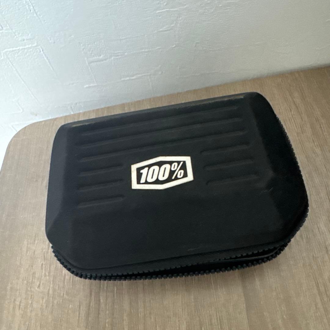 100% ミラーサングラスレンズ ケース付き