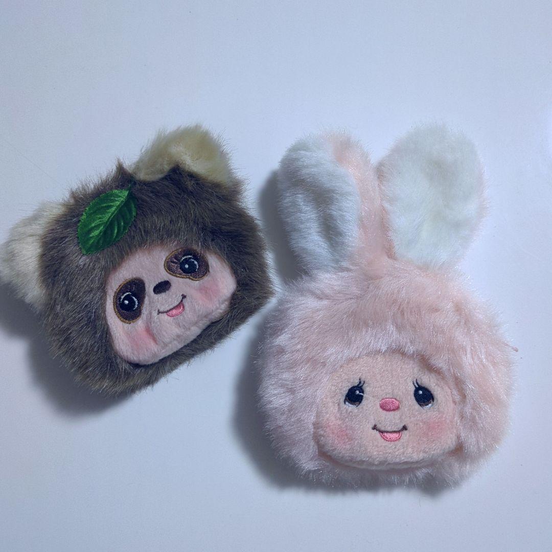 【当時物】たぬきモンチッチポーチ チムたん(うさぎ) パース