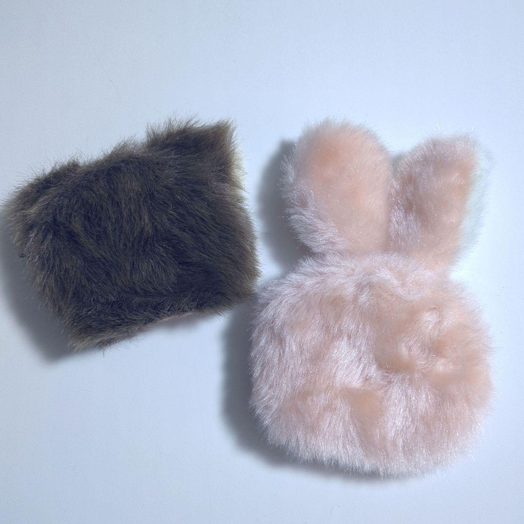 【当時物】たぬきモンチッチポーチ チムたん(うさぎ) パース