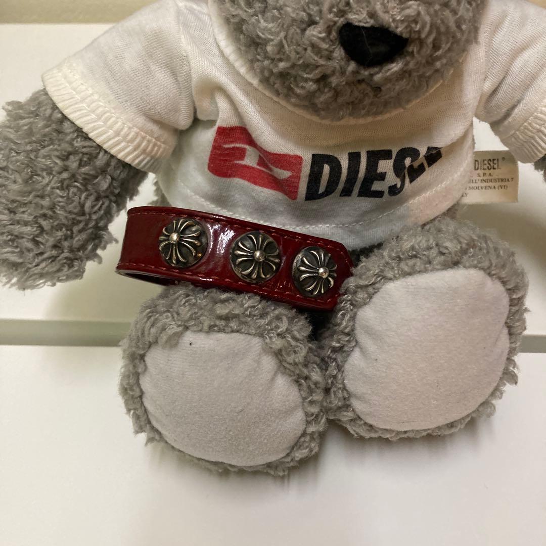 クロムハーツエナメルレザーブレスレット