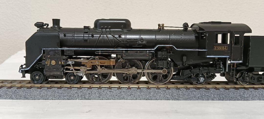 HO、カツミ、 C59蒸気機関車、メンテナンス済