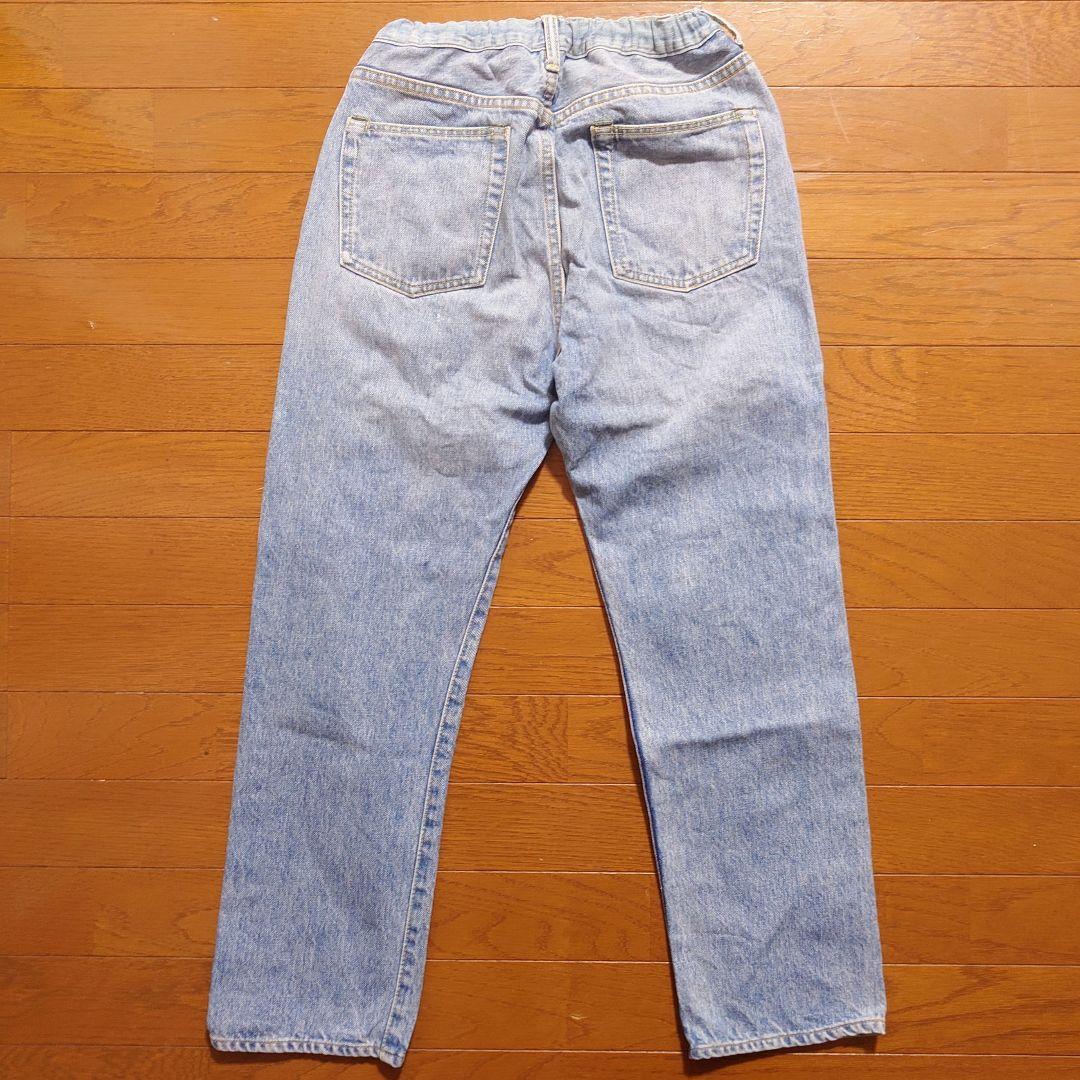 DENIMDUNGAREE パンツ ダメージジーンズ ライトブルー 150cm