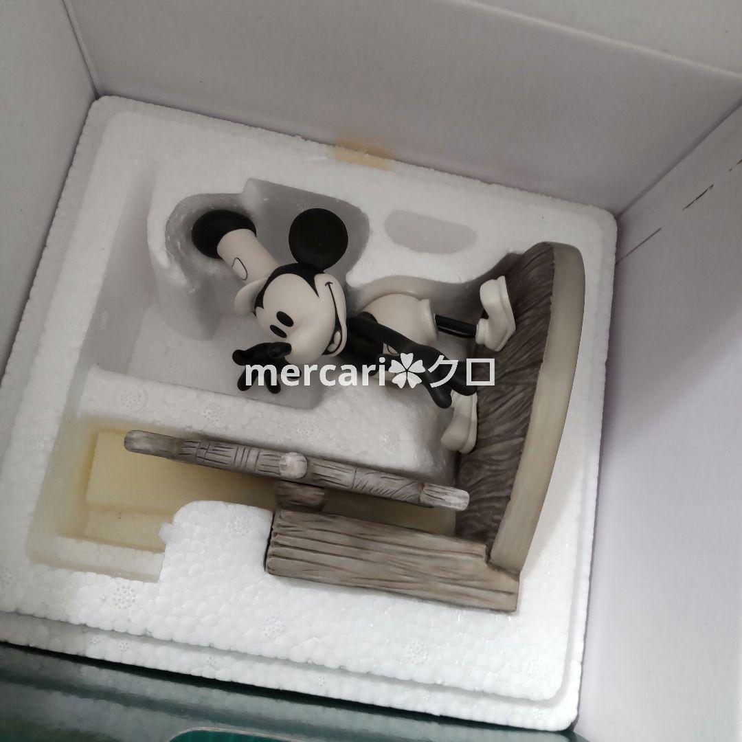 WDCC　ミッキー　ミニー　蒸気船ウィリー　フィギュア　モノクロ　ディズニー