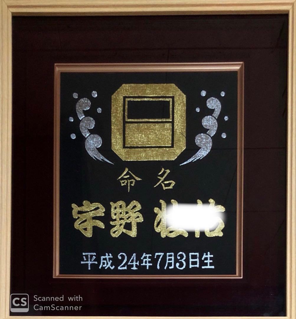 オリジナル家紋額