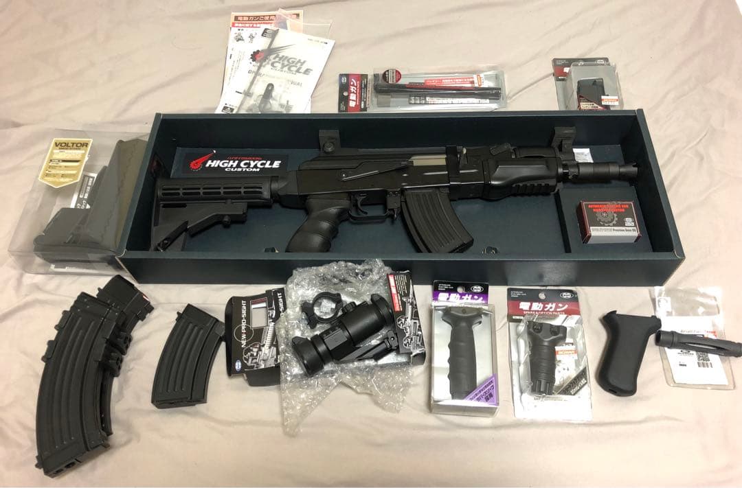 【東京マルイ】ハイサイクルカスタム　AK47HC 電動ガン　カスタム品多数