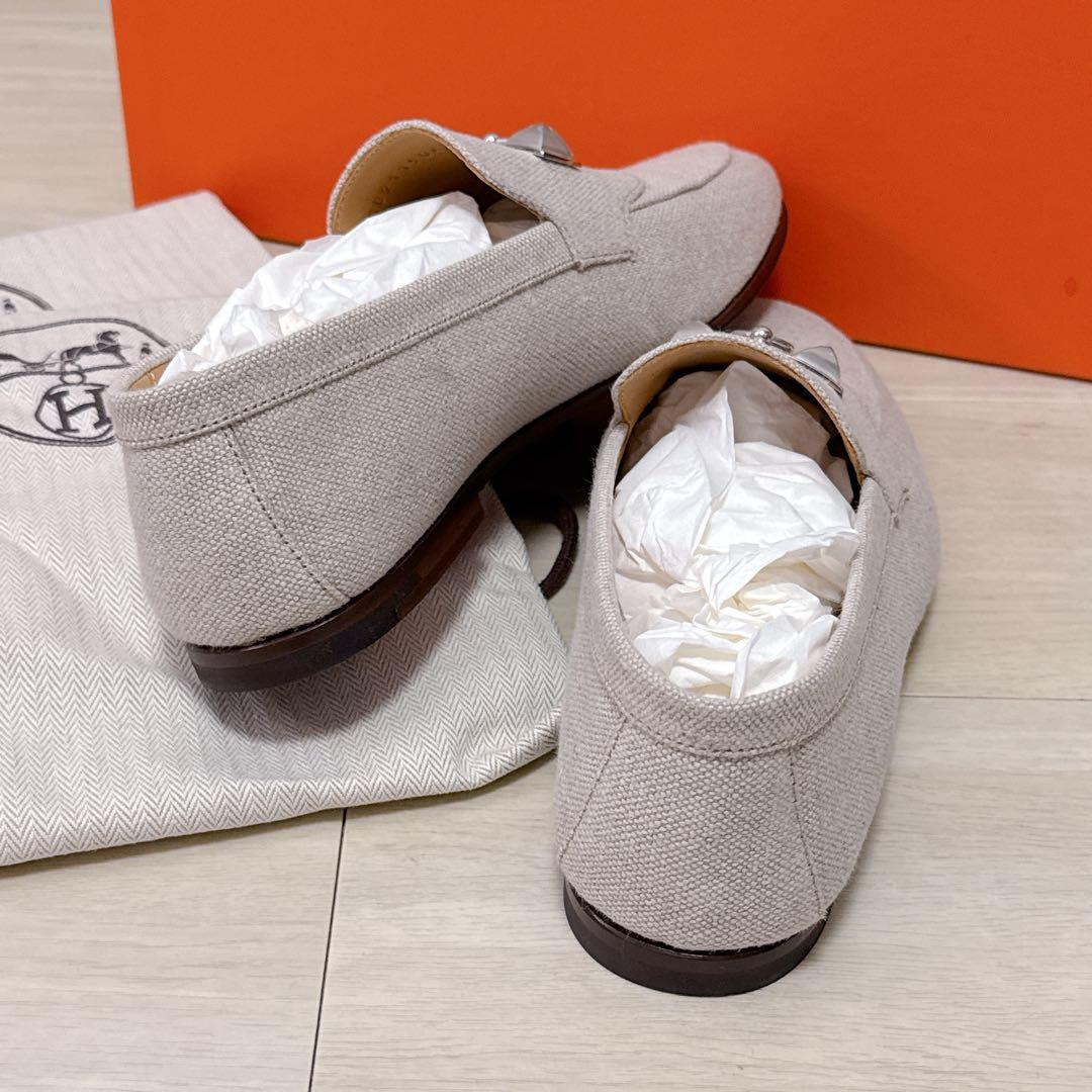 新品未使用 HERMES 【40サイズ】 モカシン Irving メドール金具