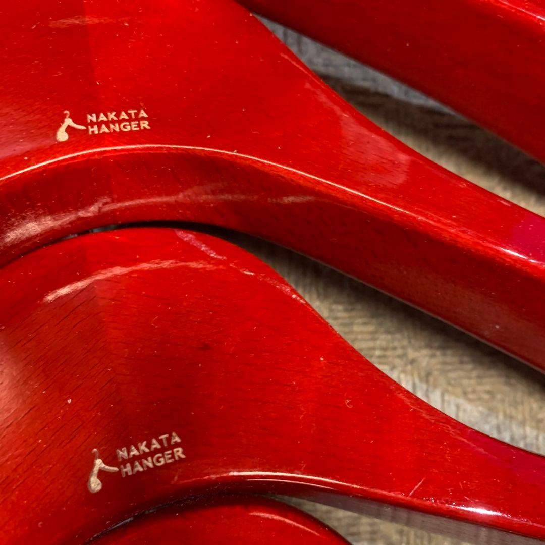H523\" NAKATA HANGER ナカタハンガー 木製 15本セット