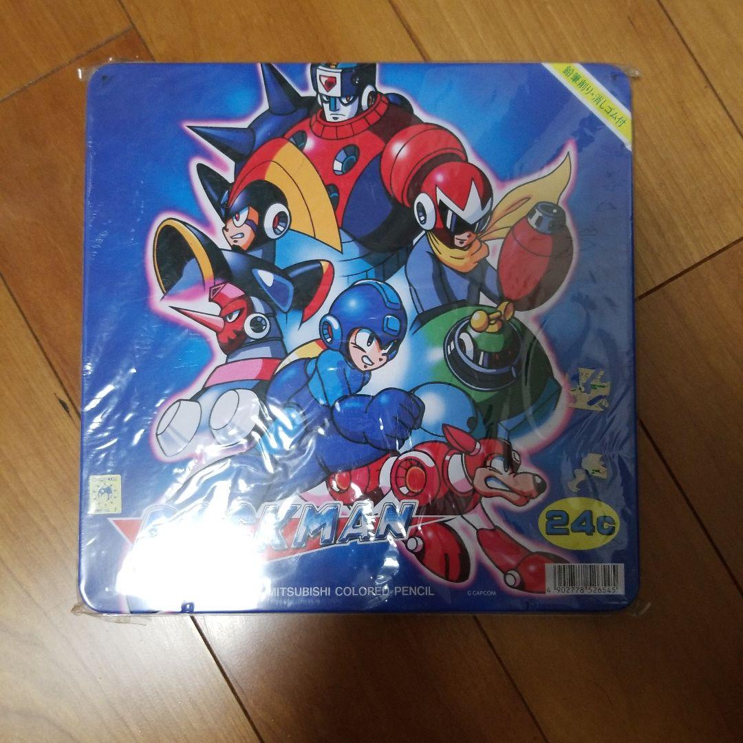 【新品未使用】ロックマン　色鉛筆　24色　三菱鉛筆