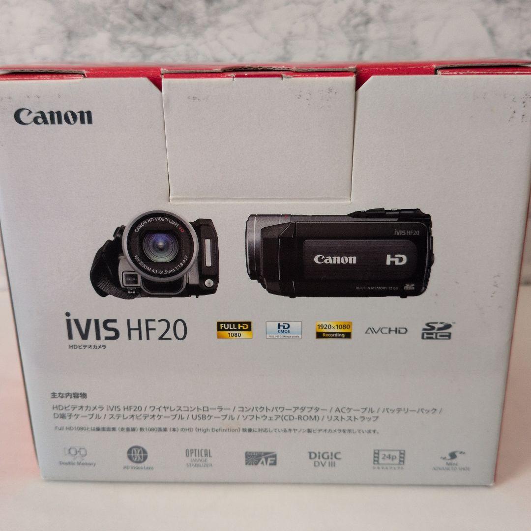 【美品】Canon iVIS HF20 ビデオカメラ