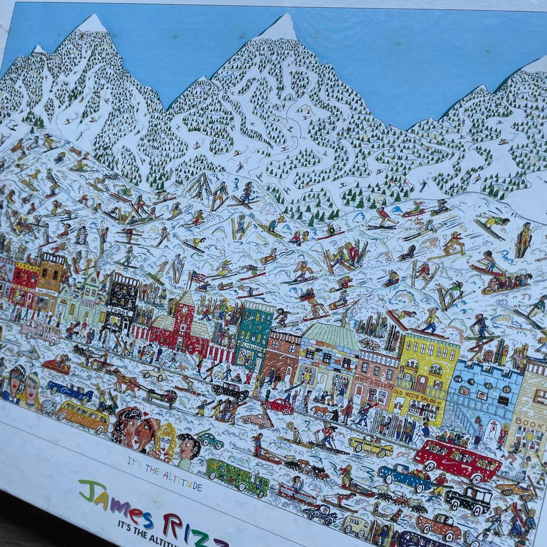 ジグソーパズル　ジェイムス・リッツィ　スキーツアーズ　808P 未開封