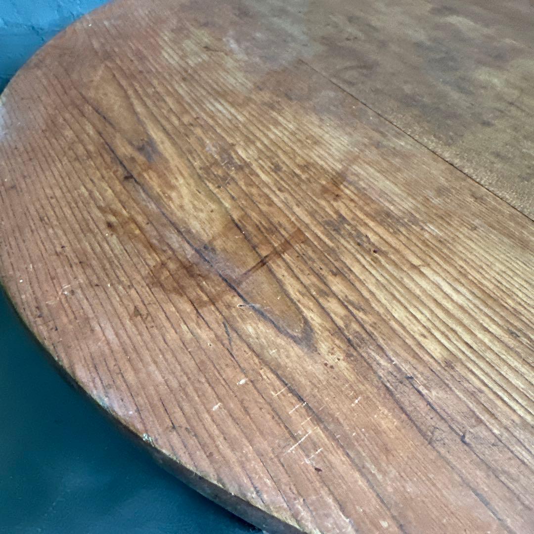 瞬間的お値下げ‼️ちゃぶ台　ラウンド木製テーブル