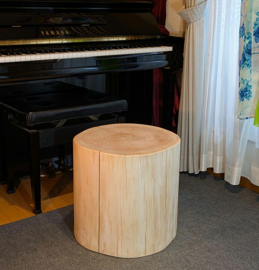 Borsalino　天然檜　特大　切り株　椅子　テーブル　高さ約43㎝