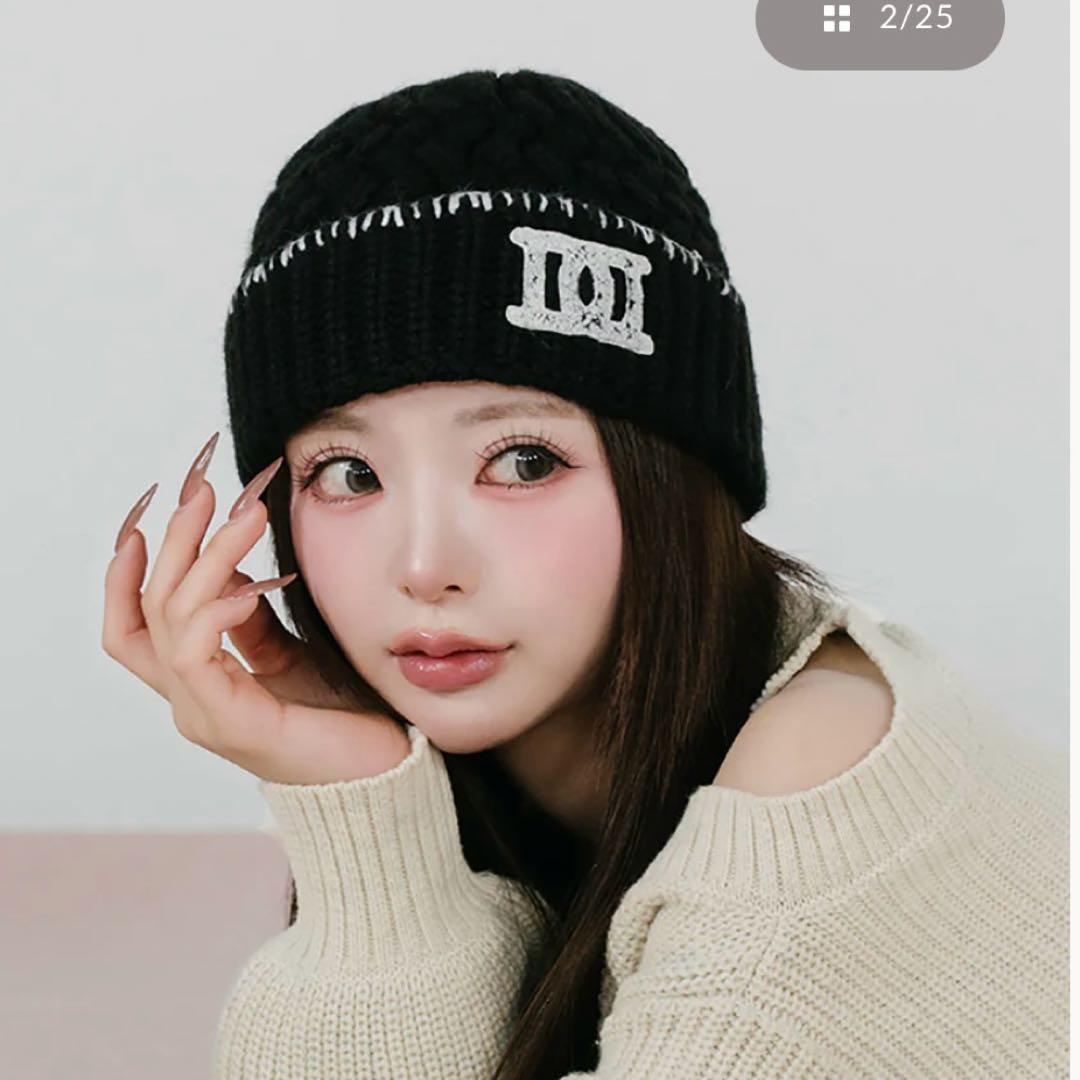 Darich ダーリッチ DDロゴバスケットニットビーニー