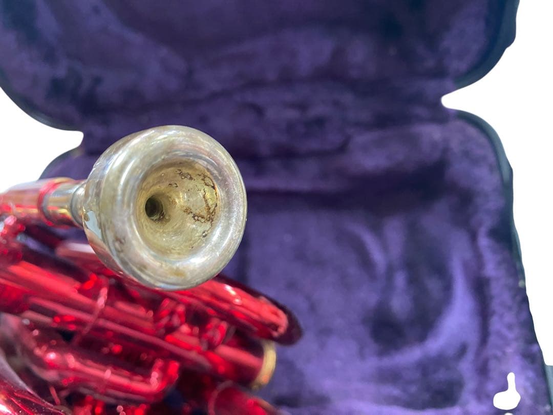 ジュピター　ポケットトランペット　レッド