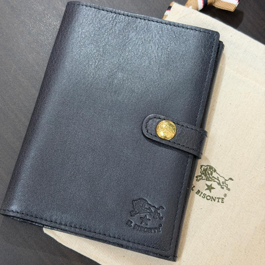 【新品未使用】イルビゾンテ 折り財布 ネイビー