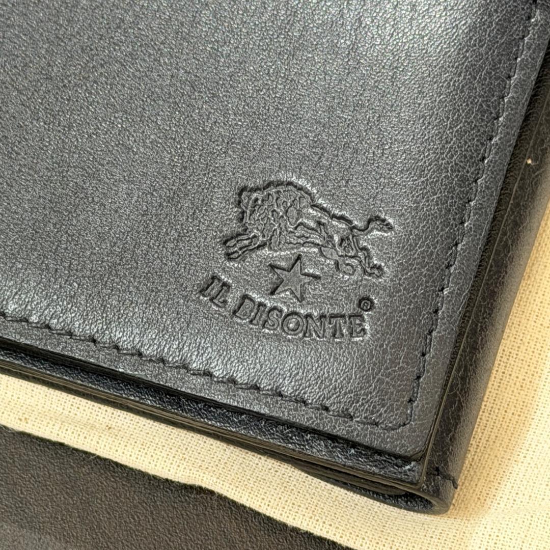 【新品未使用】イルビゾンテ 折り財布 ネイビー