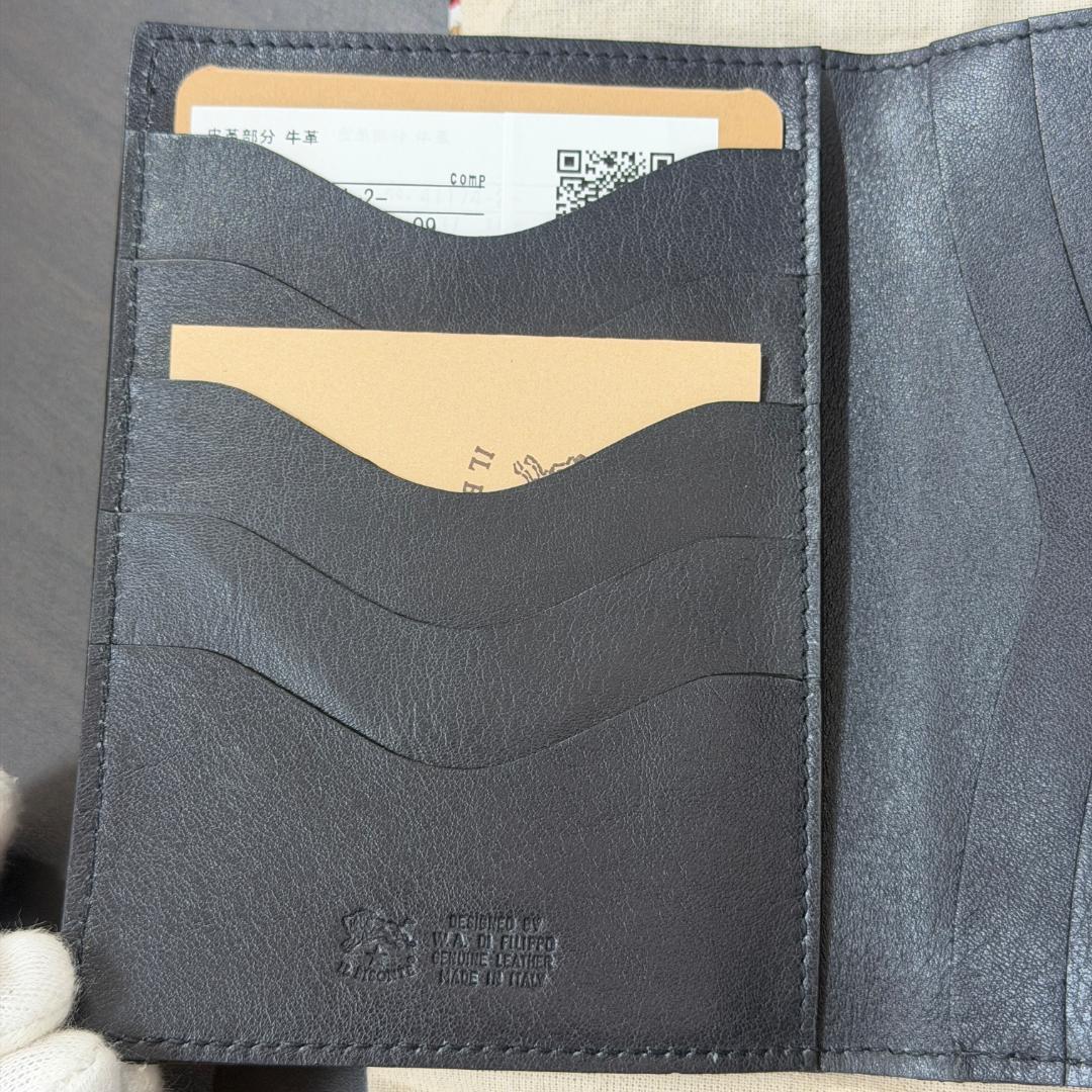 【新品未使用】イルビゾンテ 折り財布 ネイビー