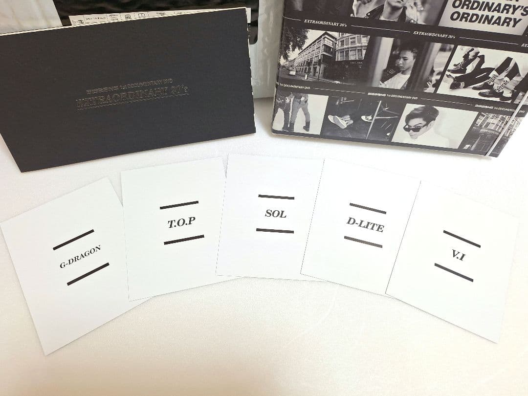 BIGBANG EXTRA ORDINARY 20's写真集DVD2枚　特典付