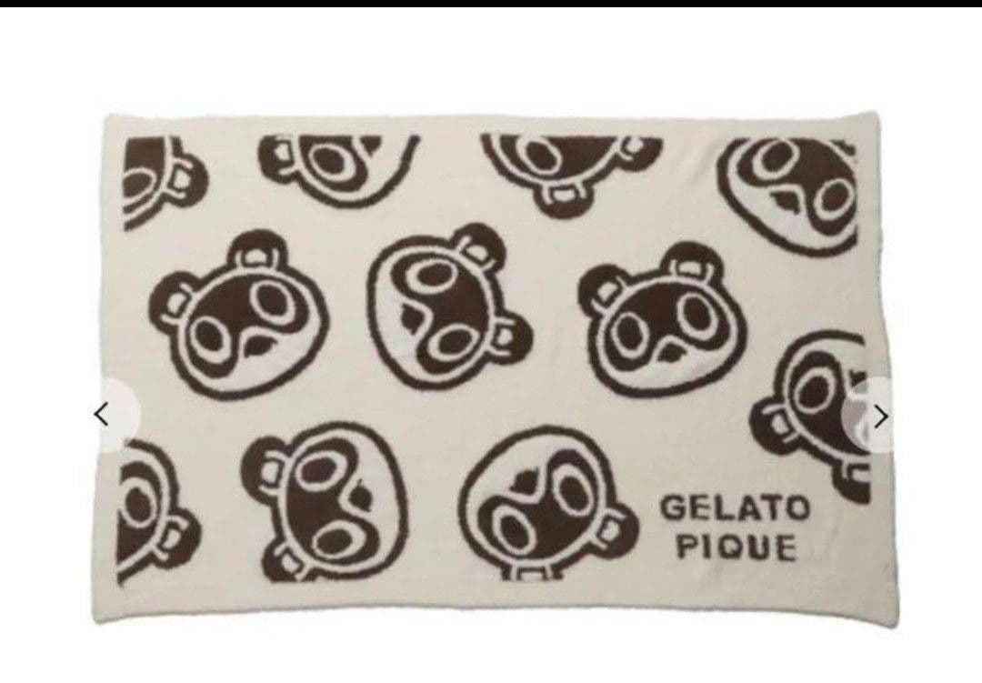 ジェラートピケ　つぶまめジャガード　ブランケット