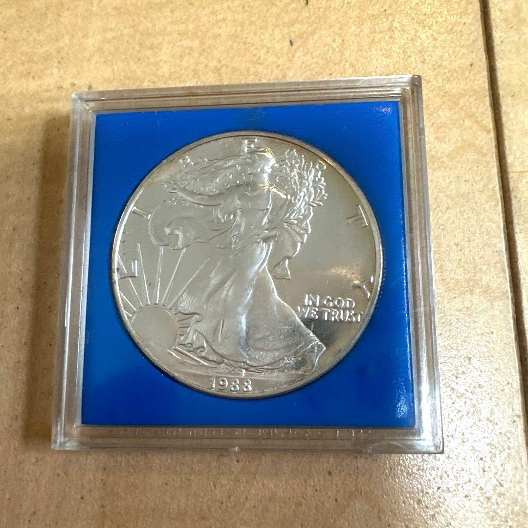 ヒロS2040様 アメリカ　イーグル 銀貨　１オンス 1988年　1ドル