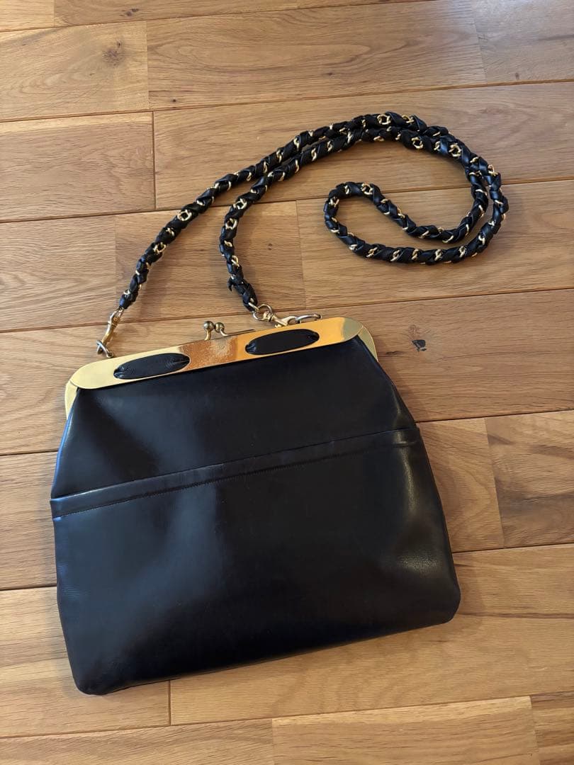 ocaille ヴィンテージ　がま口　ショルダーバッグ　オカイユ