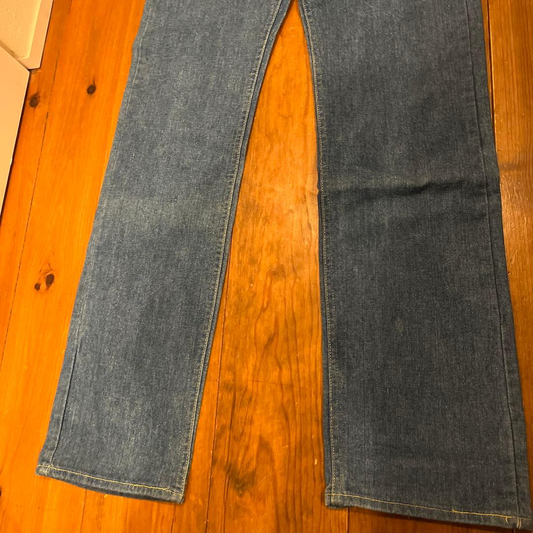 ヴィンテージ希少70s Lee 200-0049 デッドストックストレートデニム