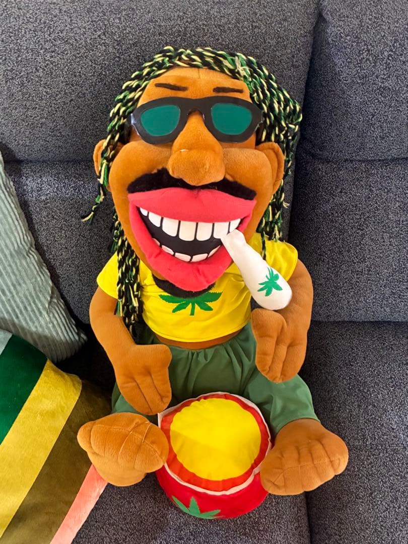 ラスタマン風 ぬいぐるみ　◯レゲエ好き必見！インテリアにも◎