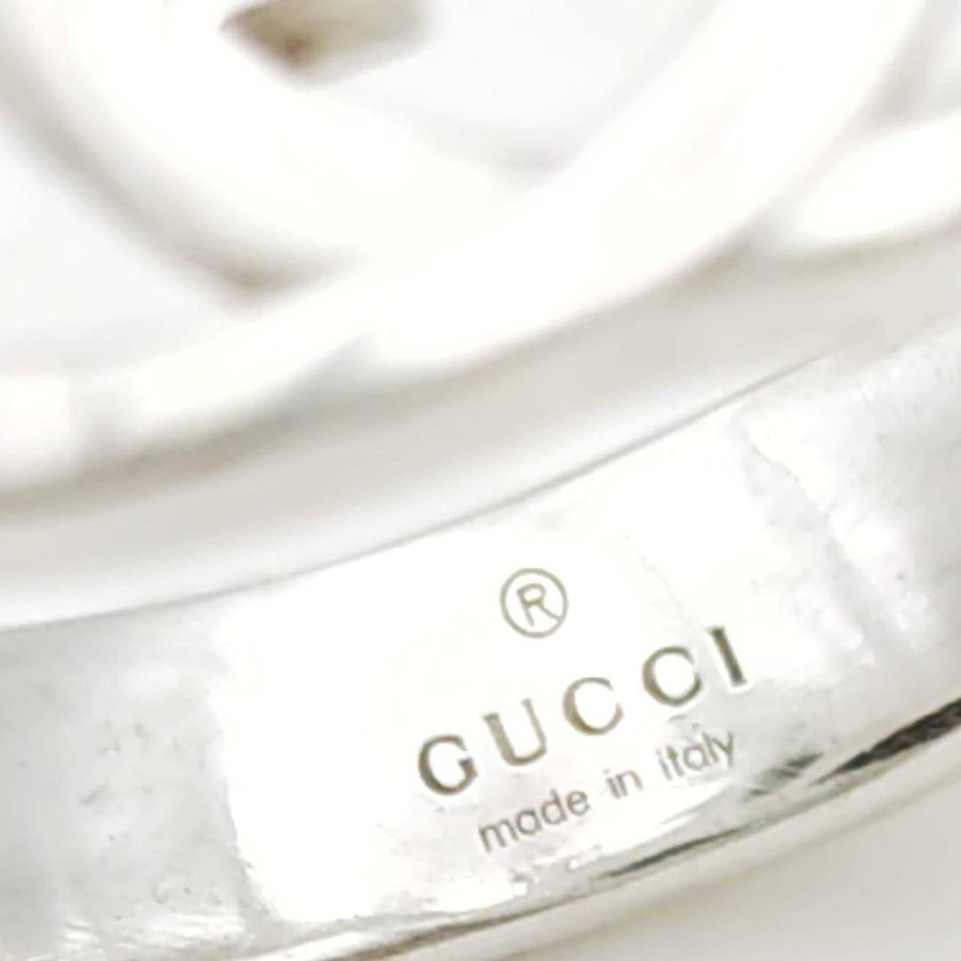 【極美品】□グッチ　リング16.5（16）インターロッキングGSVGucci指輪