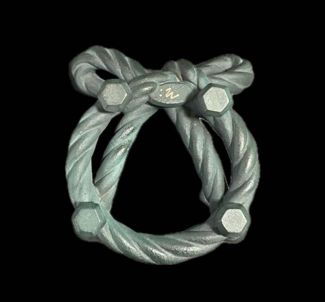 割引❣️「祖」籔内佐斗司 「縁」 蓋置 栞 共箱 ブロンズ 茶道具 （虎）