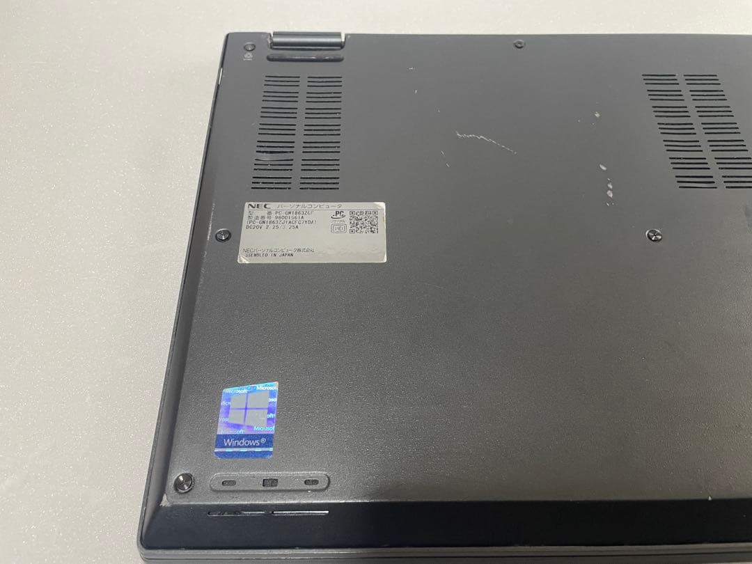 ジャンク NEC ノートパソコン i7 RAM:8GB