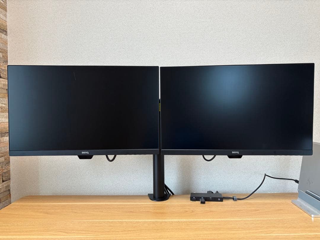 【値下】ベンキュー BenQ GW2480 2枚&モニターアーム サンワサプライ