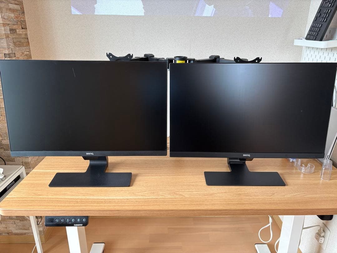 【値下】ベンキュー BenQ GW2480 2枚&モニターアーム サンワサプライ