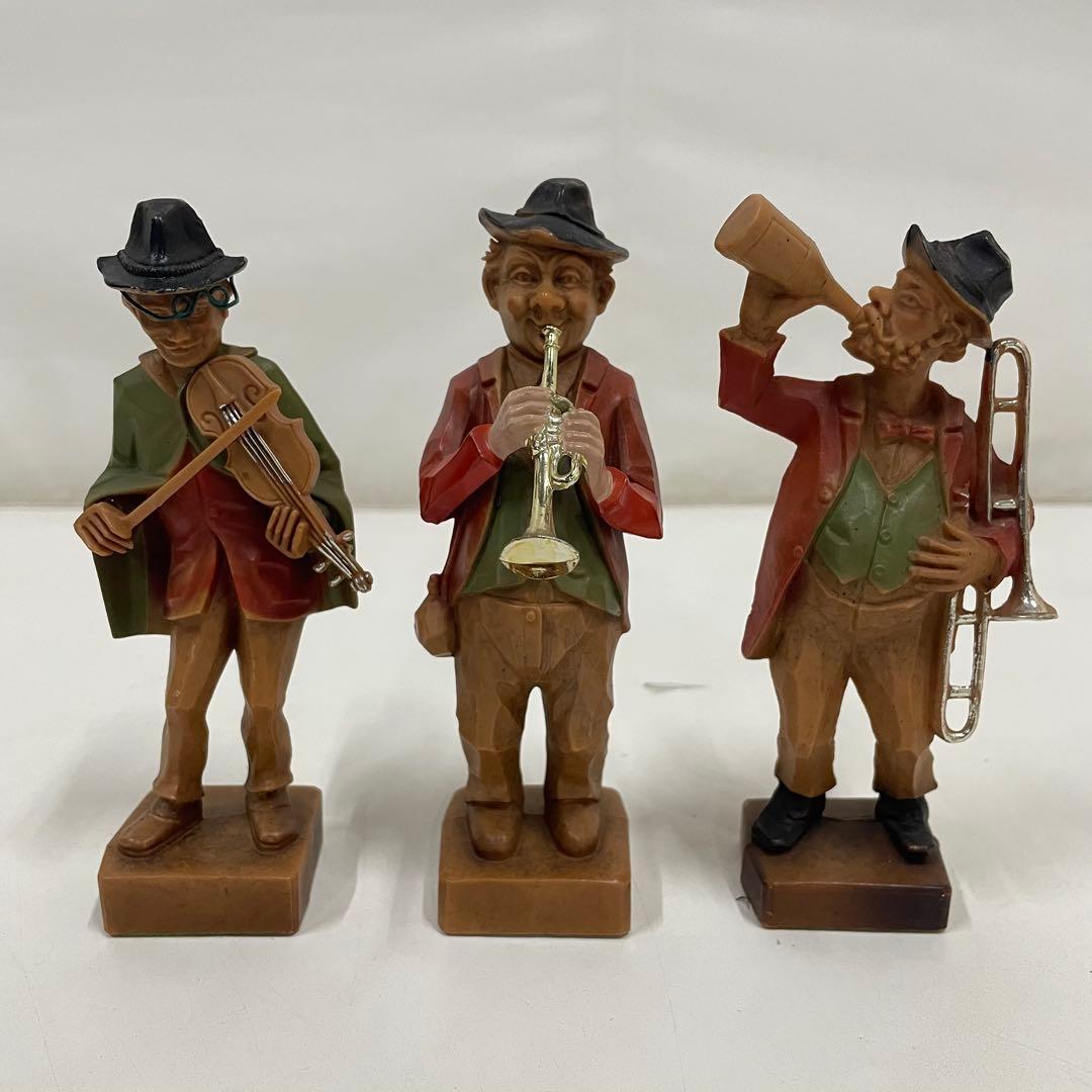 西ドイツ製 木彫り人形 7体セット アンティーク ヴィンテージ