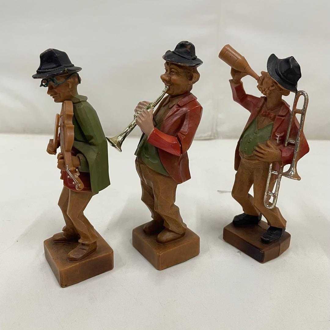 西ドイツ製 木彫り人形 7体セット アンティーク ヴィンテージ