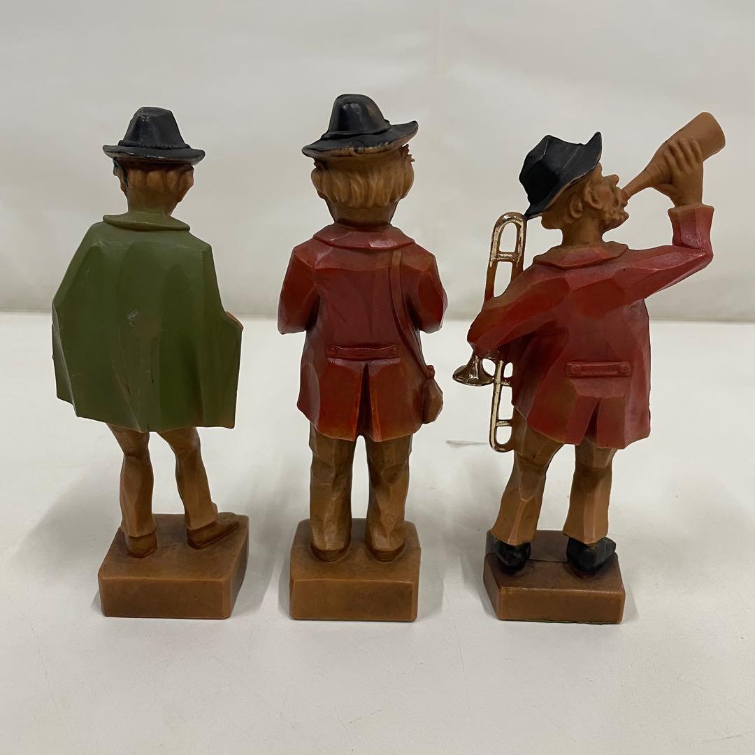 西ドイツ製 木彫り人形 7体セット アンティーク ヴィンテージ
