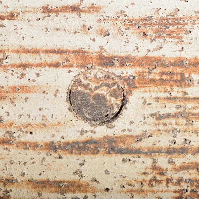 和食器　茶懐石　熊本喜一作　粉引　陶皿　銘々皿　五客　共箱　V　8917