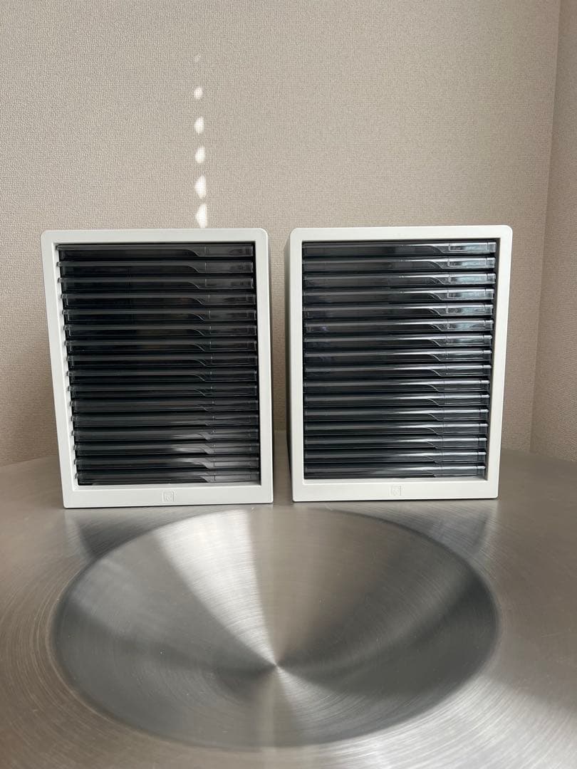 ホワイト 書類整理ケース 2個セット