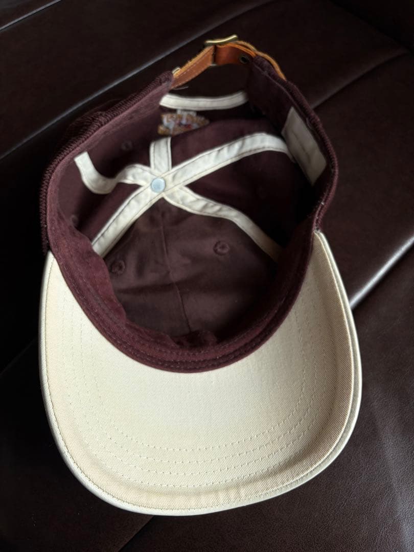 Aime Leon Dore コーデュロイ ダークブラウン キャップ