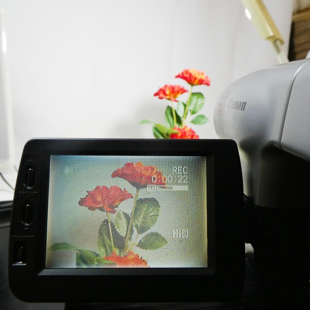 動動作良好キャノンMB-V72 VideoHi8 8ミリビデオカメラ DVD化に