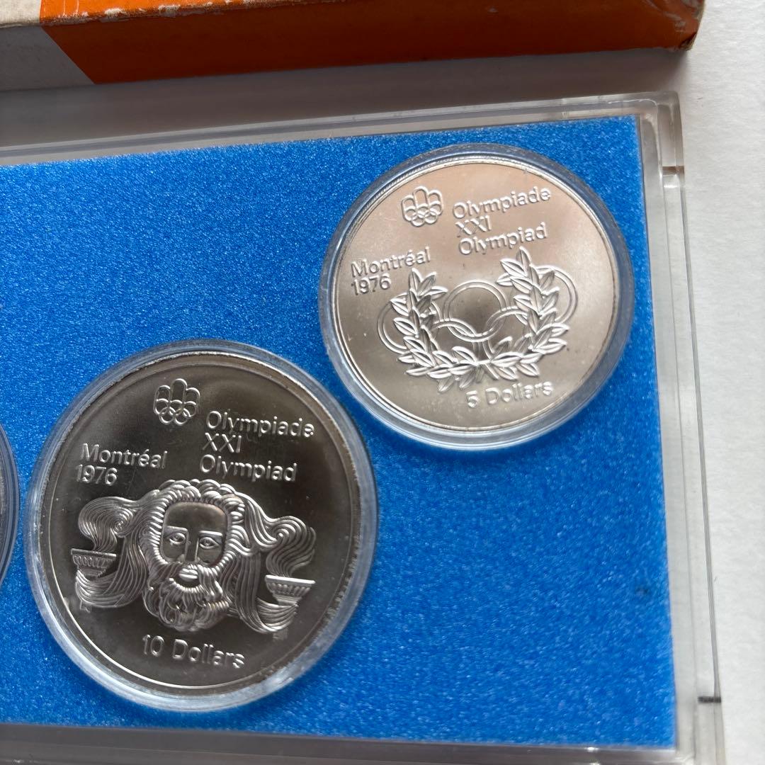 ら*ち様 モントリオールオリンピック記念銀貨セット