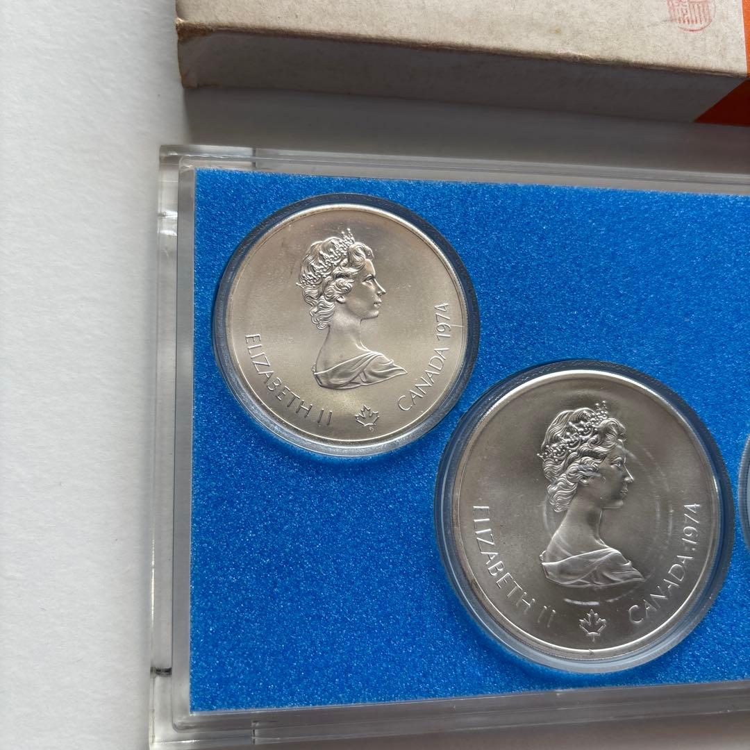 ら*ち様 モントリオールオリンピック記念銀貨セット