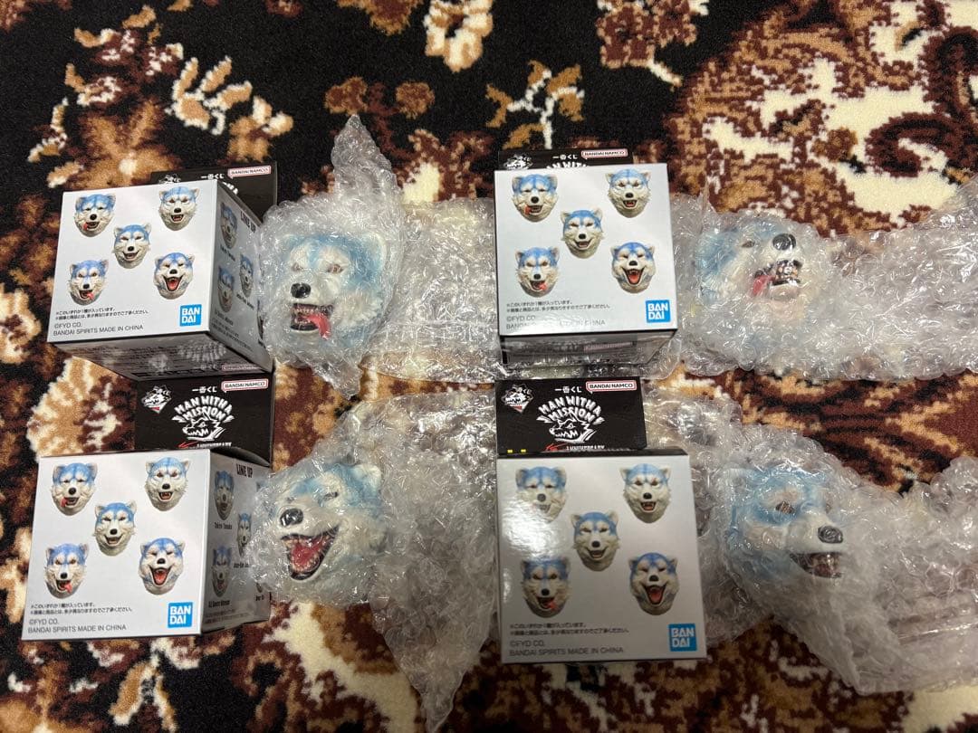 一番くじ　MAN WITH A MISSION H賞 フェイスマグネット　4種