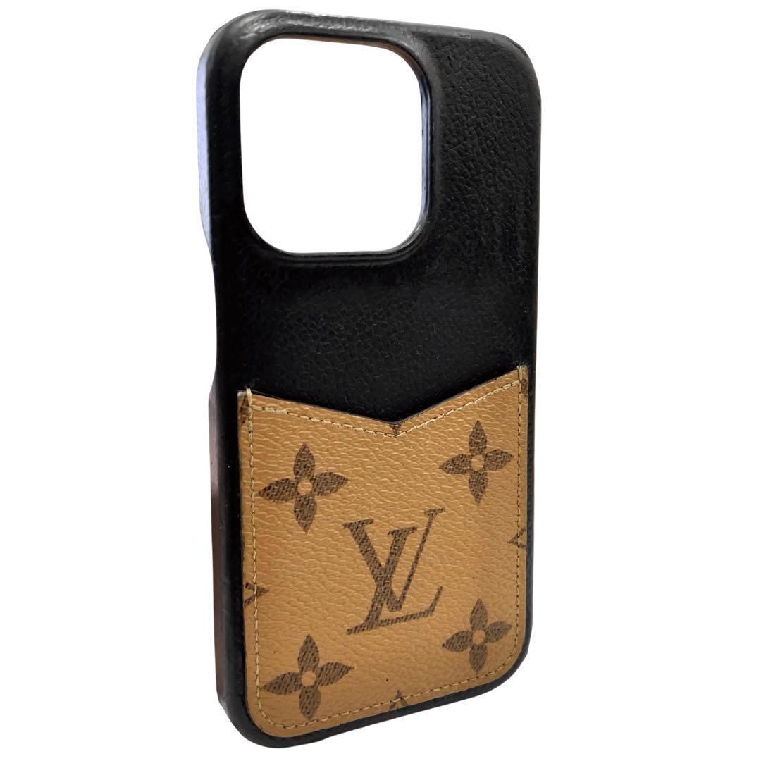 ルイヴィトン バンパー ケース スマホ iPhone15Pro 黒 M82889