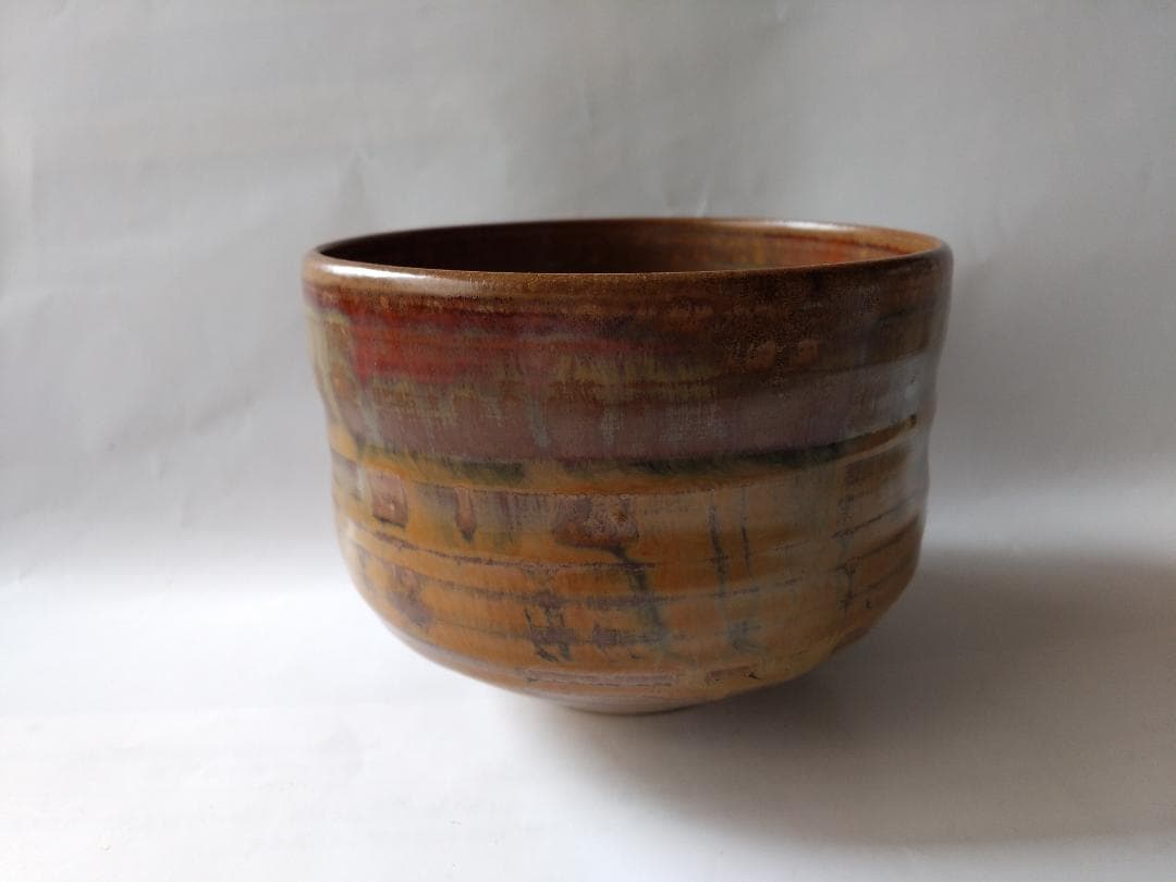 素山 作 茶碗 共箱 共布 茶器 抹茶碗 美品 です。