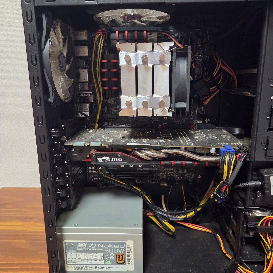 自作ゲーミングPC ジャンク i7-4790 GTX980 電源不安定
